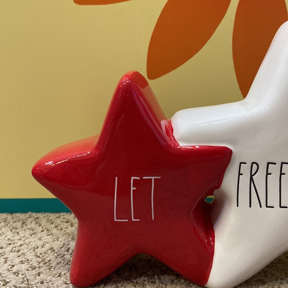 Rae Dunn LET FREEDOM RING Stars - Picture 2 of 7